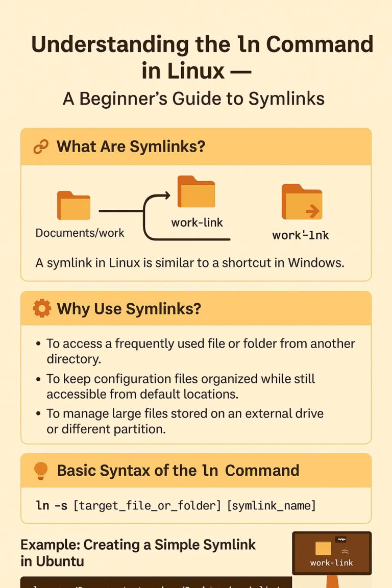 ln command in linux