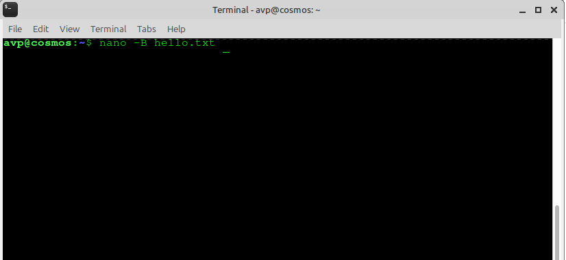 opening a file with a backup option