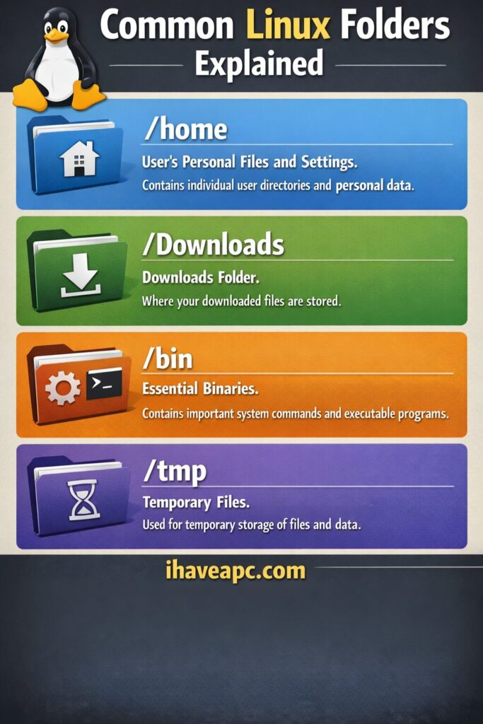 common linux folders