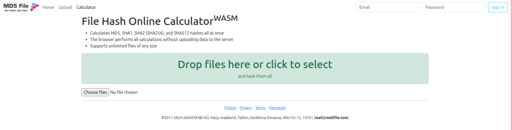 MD5 File