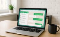 whatsapp web on laptop