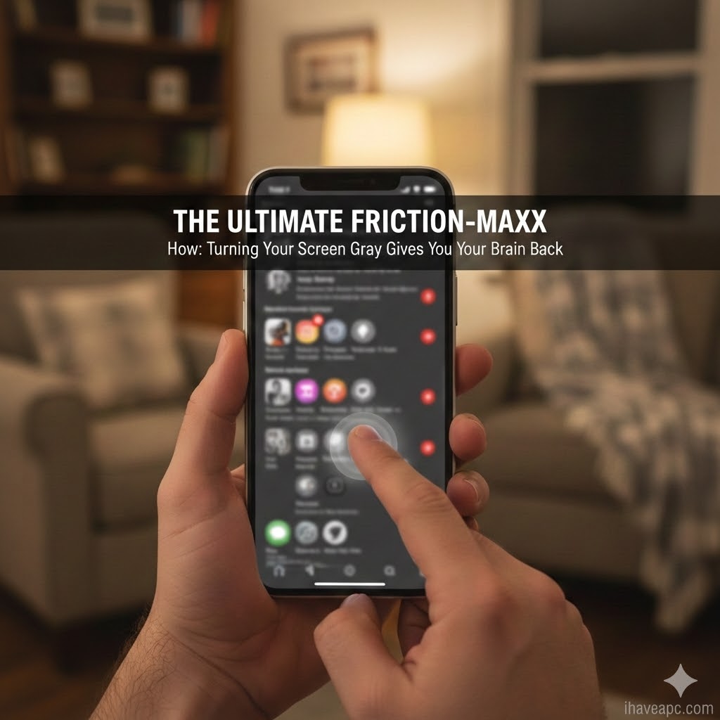 friction-maxxing your phone to grayscale