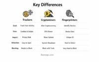 trackers, cryptominers and fingerprinters