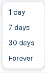 file history duration period in zorin os