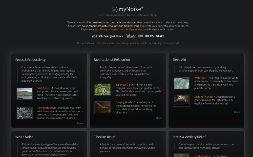 mynoise 