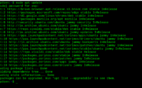 sudo apt update command in debian distros