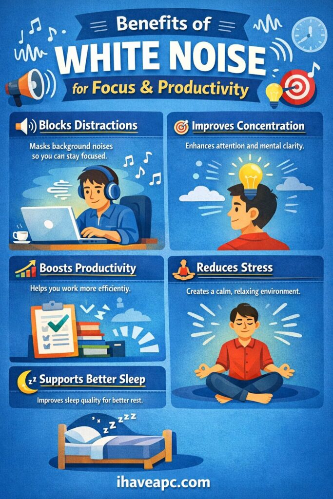 benefits of white noise