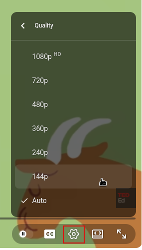 youtube quality settings