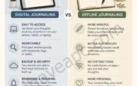 digital vs offline journaling