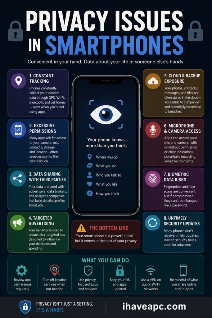 smartphones have privacy issues
