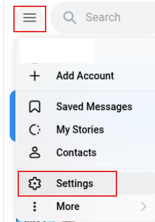 accessing telegram web settings