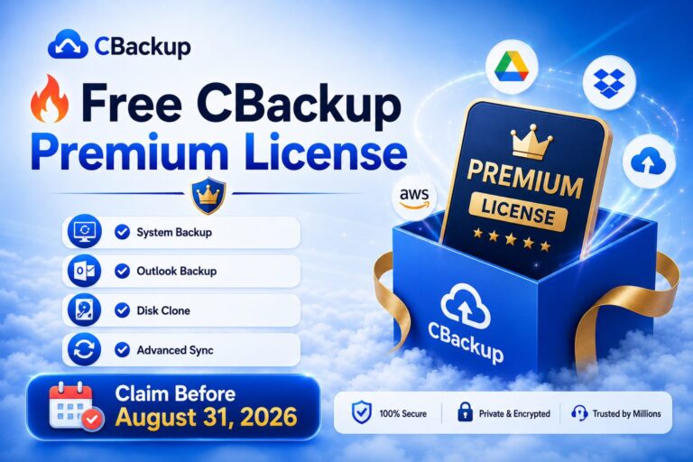 cbackup professional giveaway