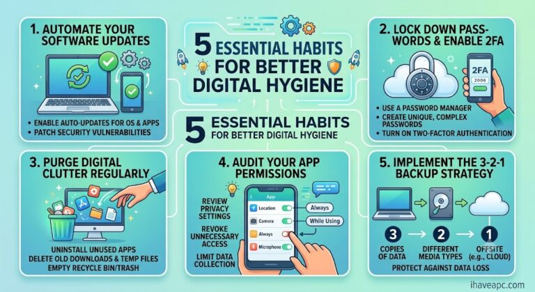 5 steps to digital hygiene