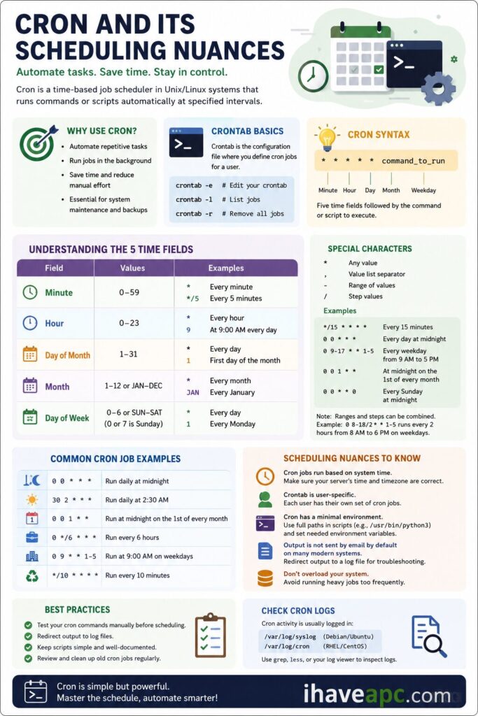 crontab basics 101