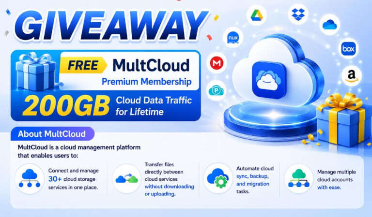 multcloud giveaway