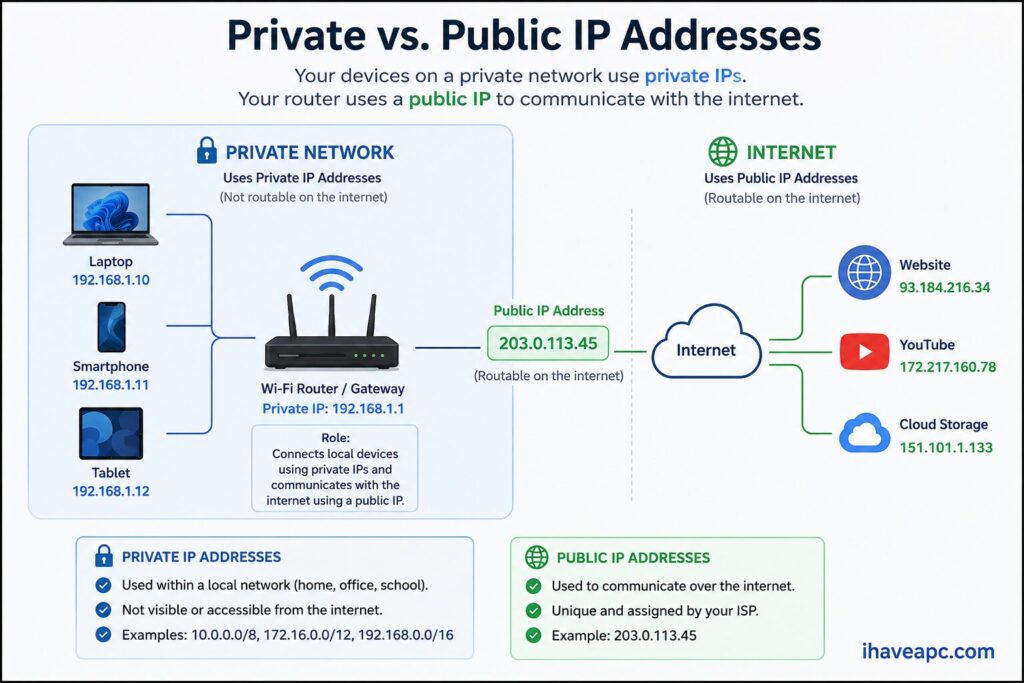public vs private IPs 101