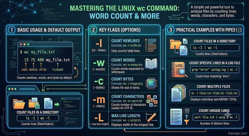 wc command 101